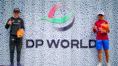 WIN PRIZES THROUGH THE DP WORLD GOLF BALL CONTAINER